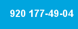 920 177-49-04 920 177-49-04